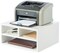 Printer Stand Shelf Wood Office Desktop Compartment Organizer